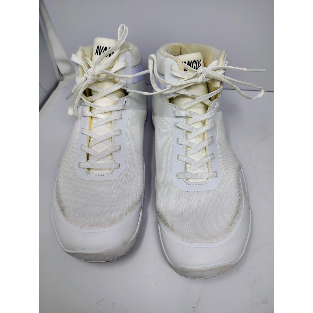 Avancus Apex High Top Power Lifting Shoes Mens 10-10.5 White